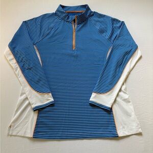Peter Millar Women's Long Sleeve Performance Quarter Zip Size Large, Lightweight